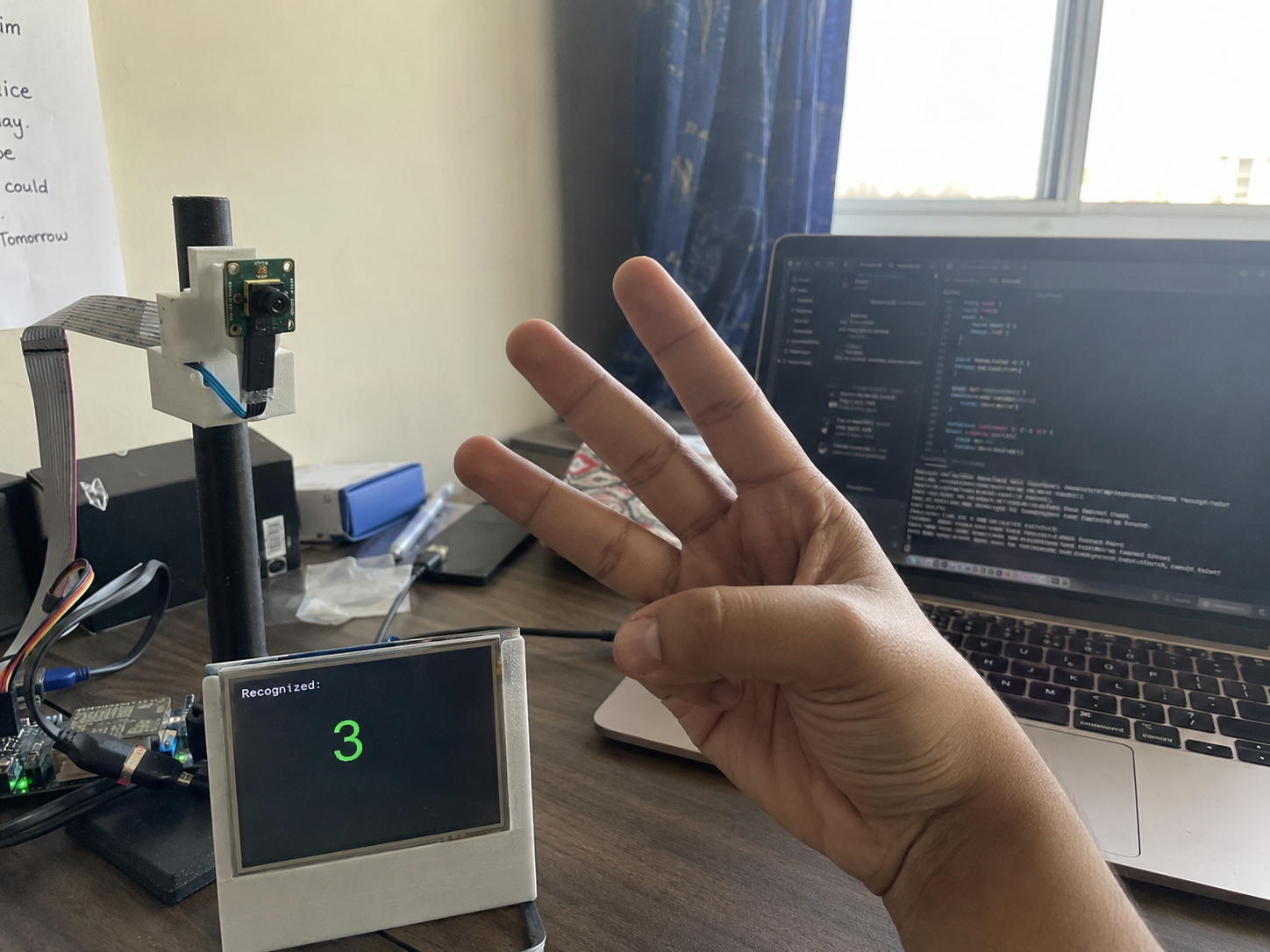 Hand Sign Digit Recognizer project photo