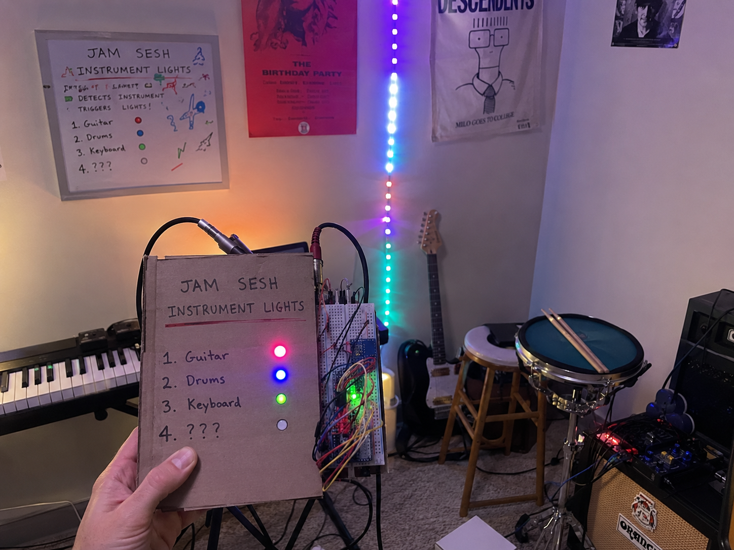 Jam Sesh Instrument Lights project photo
